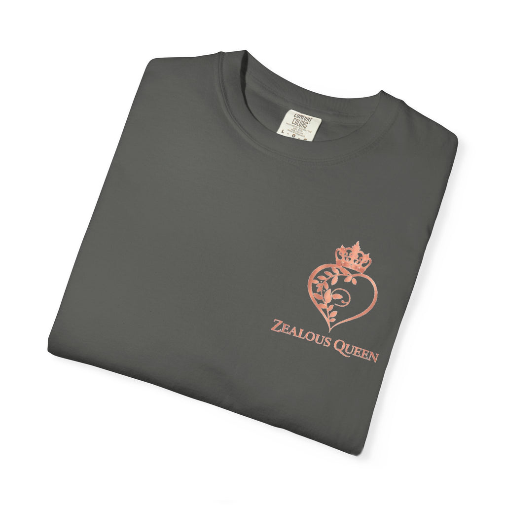 Passion Power Purpose T-Shirt — Motivational Graphic Tee with Crown Heart Logo