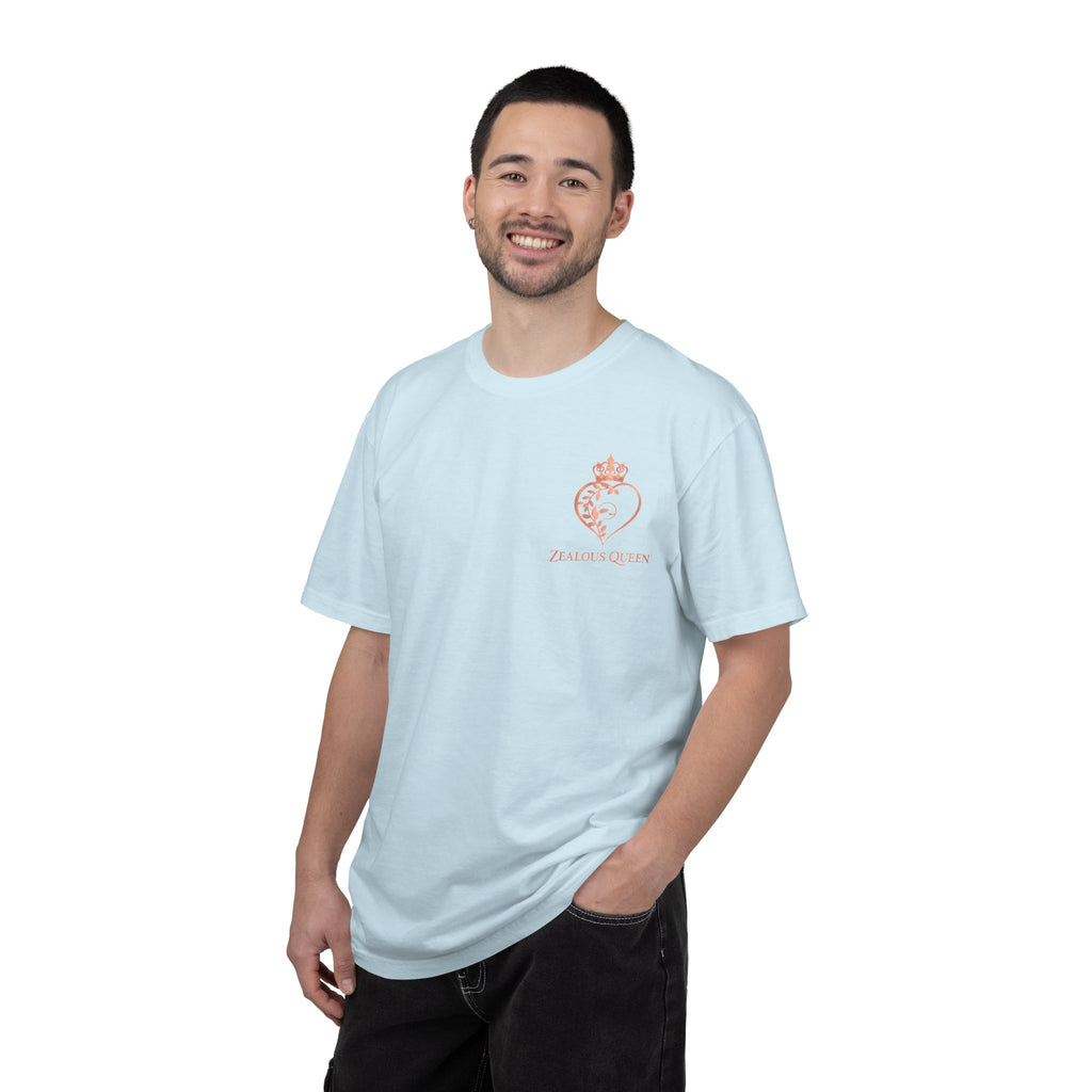 Passion Power Purpose T-Shirt — Motivational Graphic Tee with Crown Heart Logo