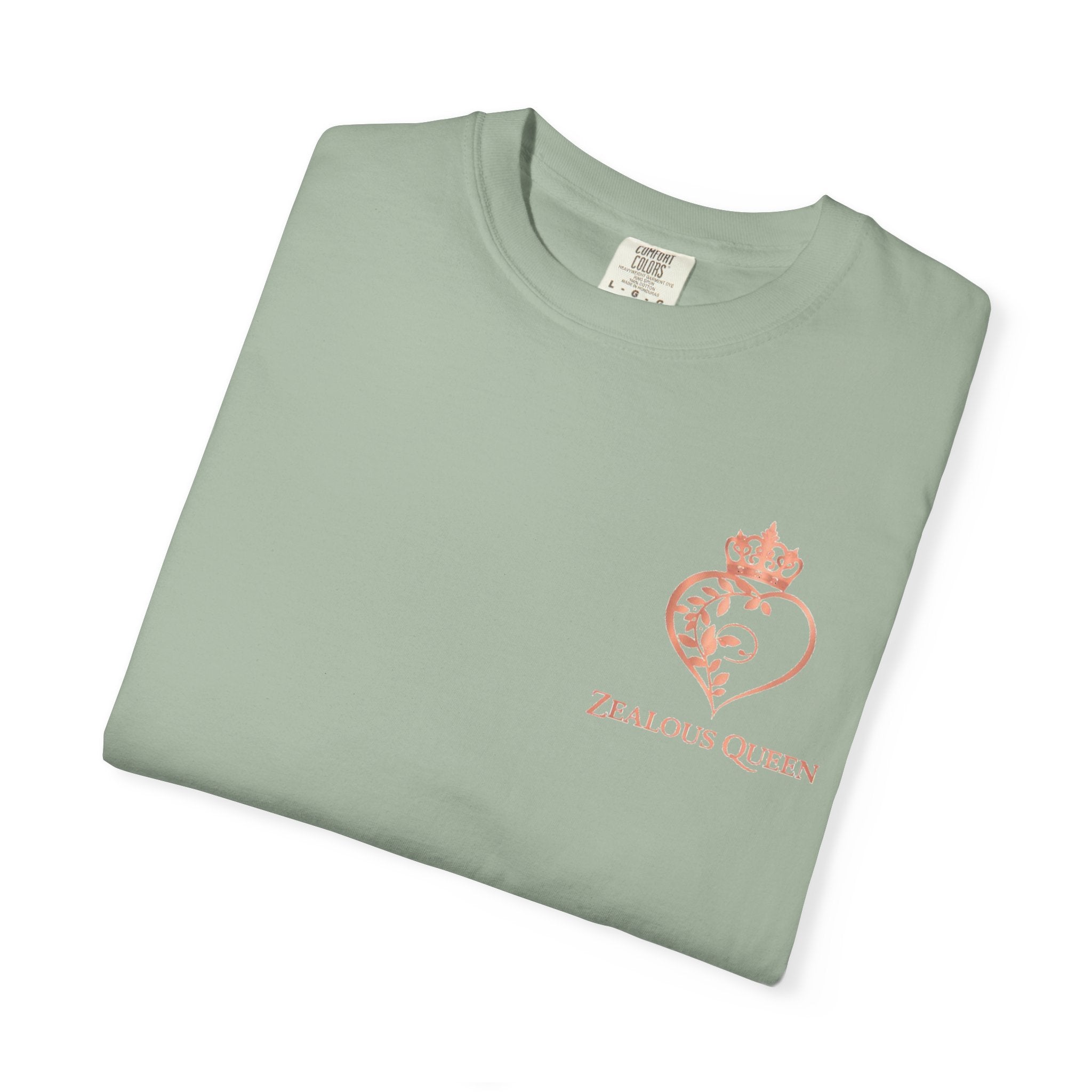 Passion Power Purpose T-Shirt — Motivational Graphic Tee with Crown Heart Logo