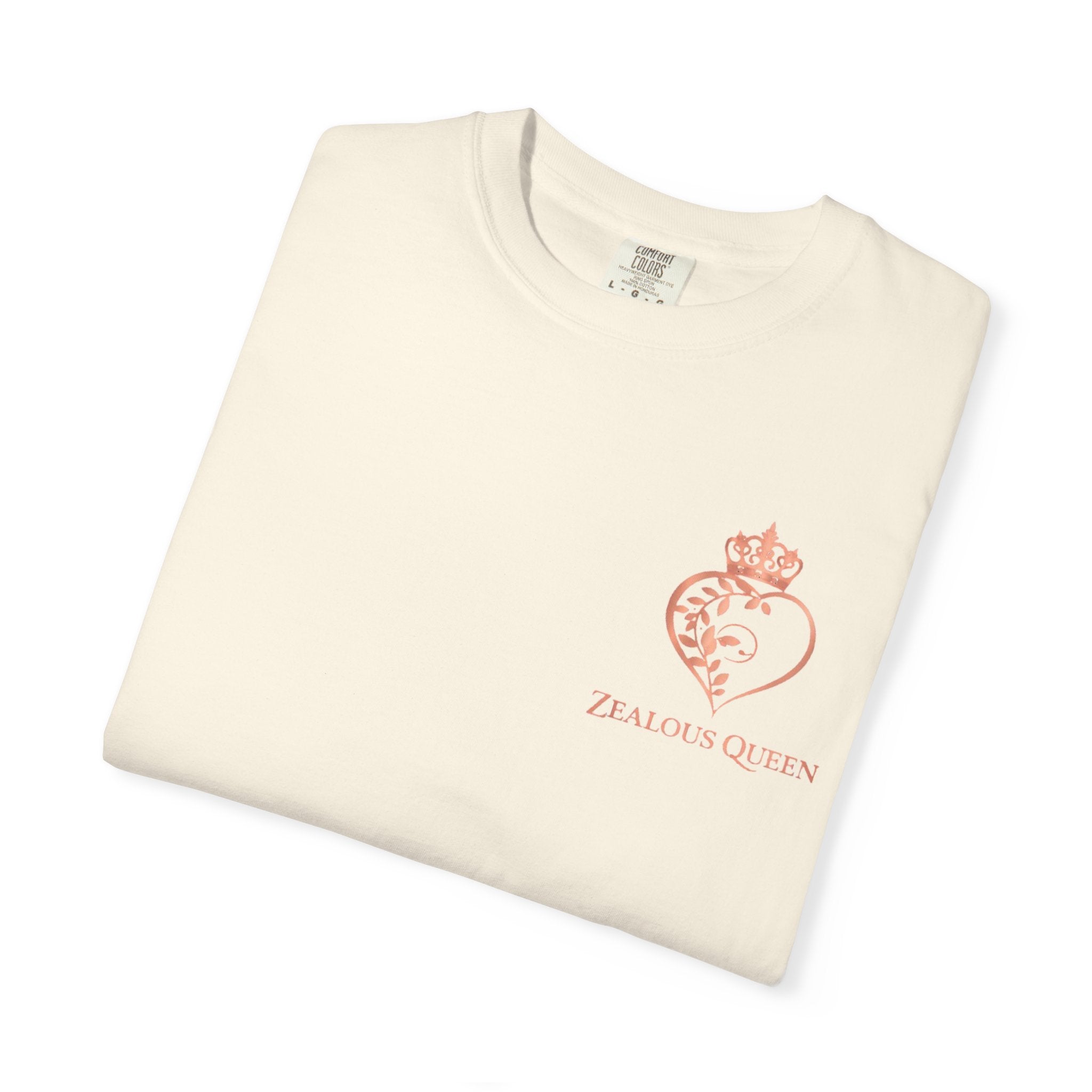 Passion Power Purpose T-Shirt — Motivational Graphic Tee with Crown Heart Logo