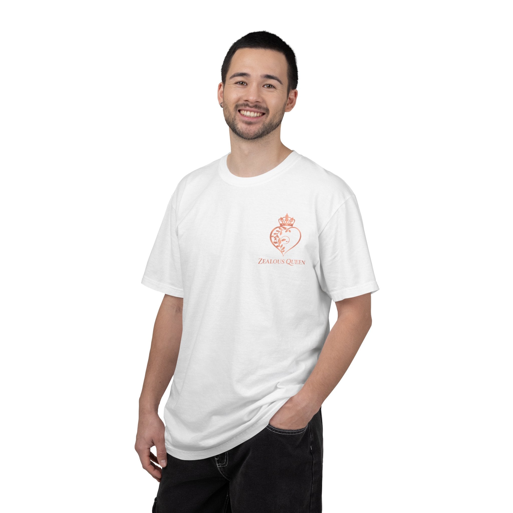 Passion Power Purpose T-Shirt — Motivational Graphic Tee with Crown Heart Logo