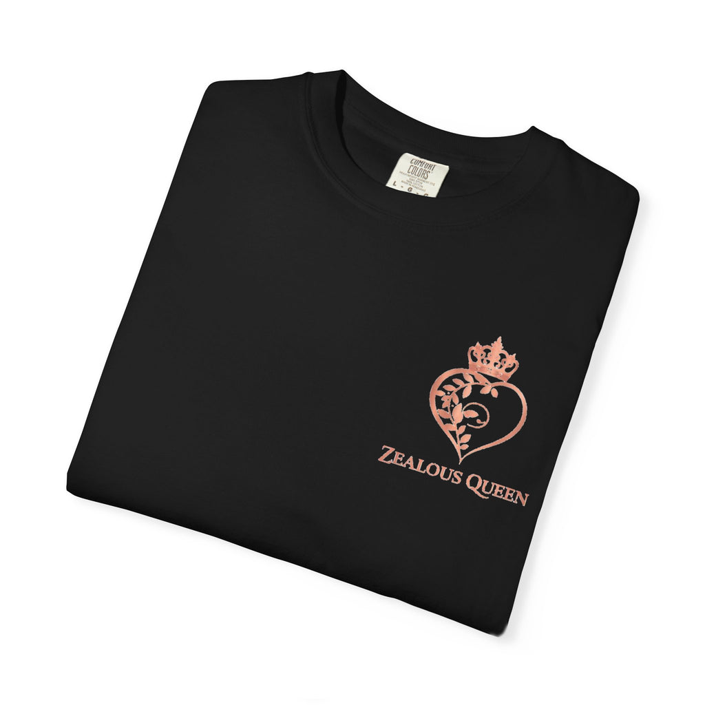 Passion Power Purpose T-Shirt — Motivational Graphic Tee with Crown Heart Logo