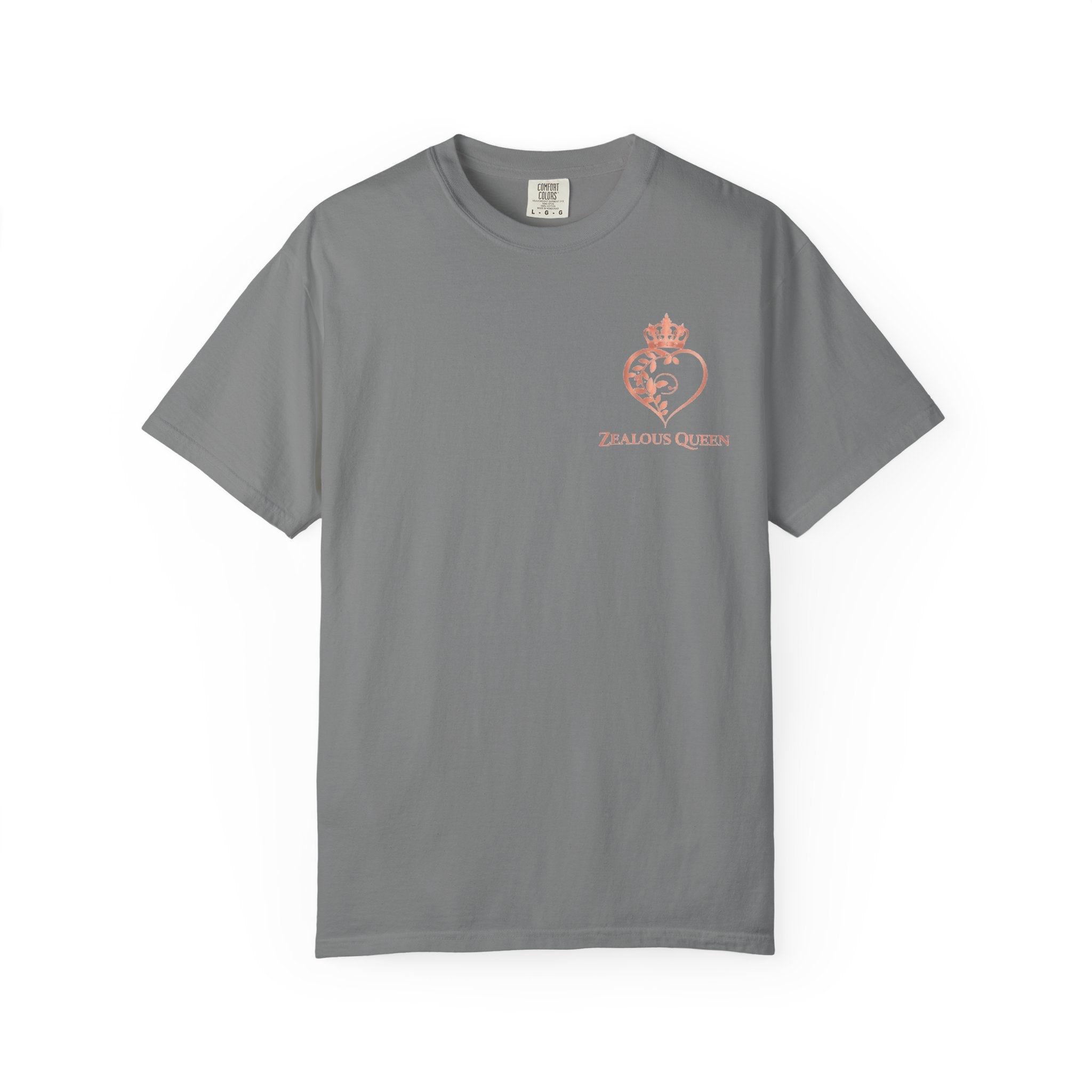 Passion Power Purpose T-Shirt — Motivational Graphic Tee with Crown Heart Logo
