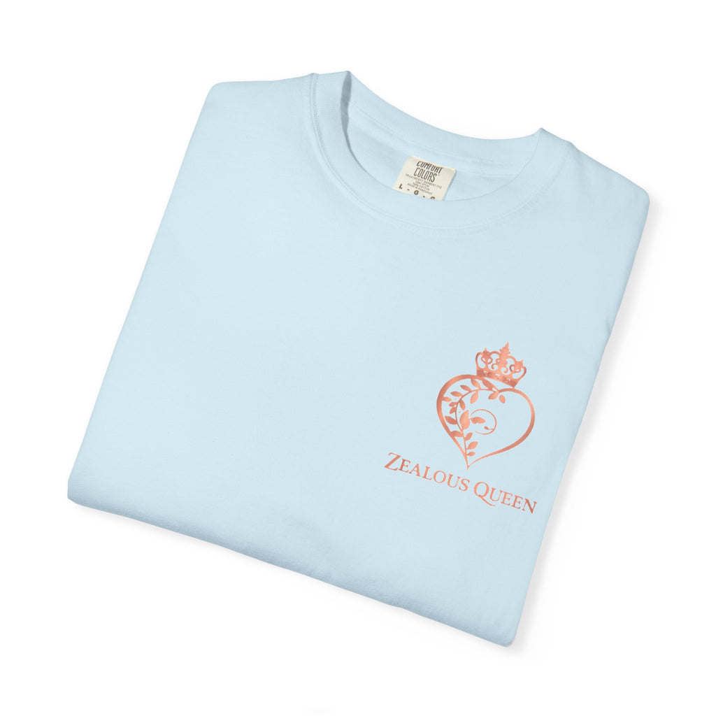 Passion Power Purpose T-Shirt — Motivational Graphic Tee with Crown Heart Logo