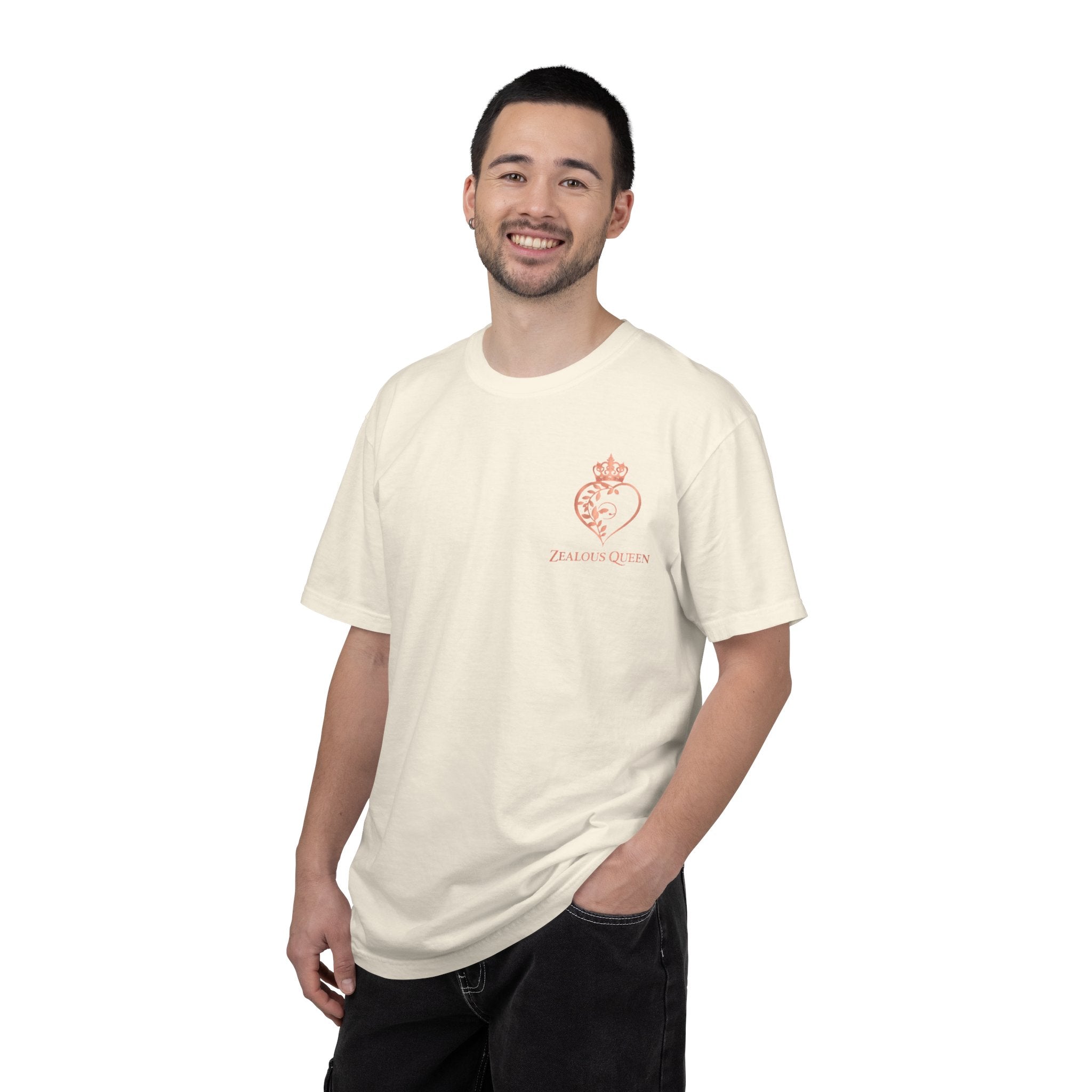 Passion Power Purpose T-Shirt — Motivational Graphic Tee with Crown Heart Logo