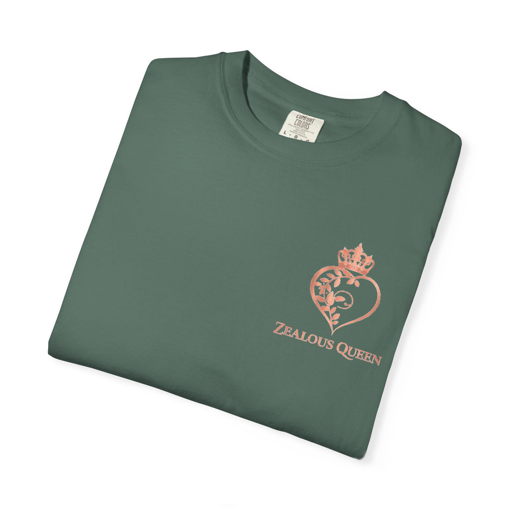 Passion Power Purpose T-Shirt — Motivational Graphic Tee with Crown Heart Logo