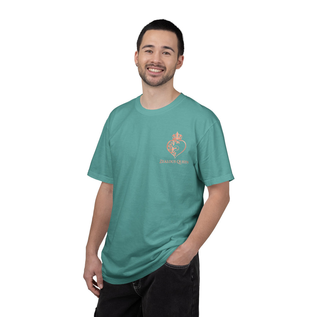 Passion Power Purpose T-Shirt — Motivational Graphic Tee with Crown Heart Logo