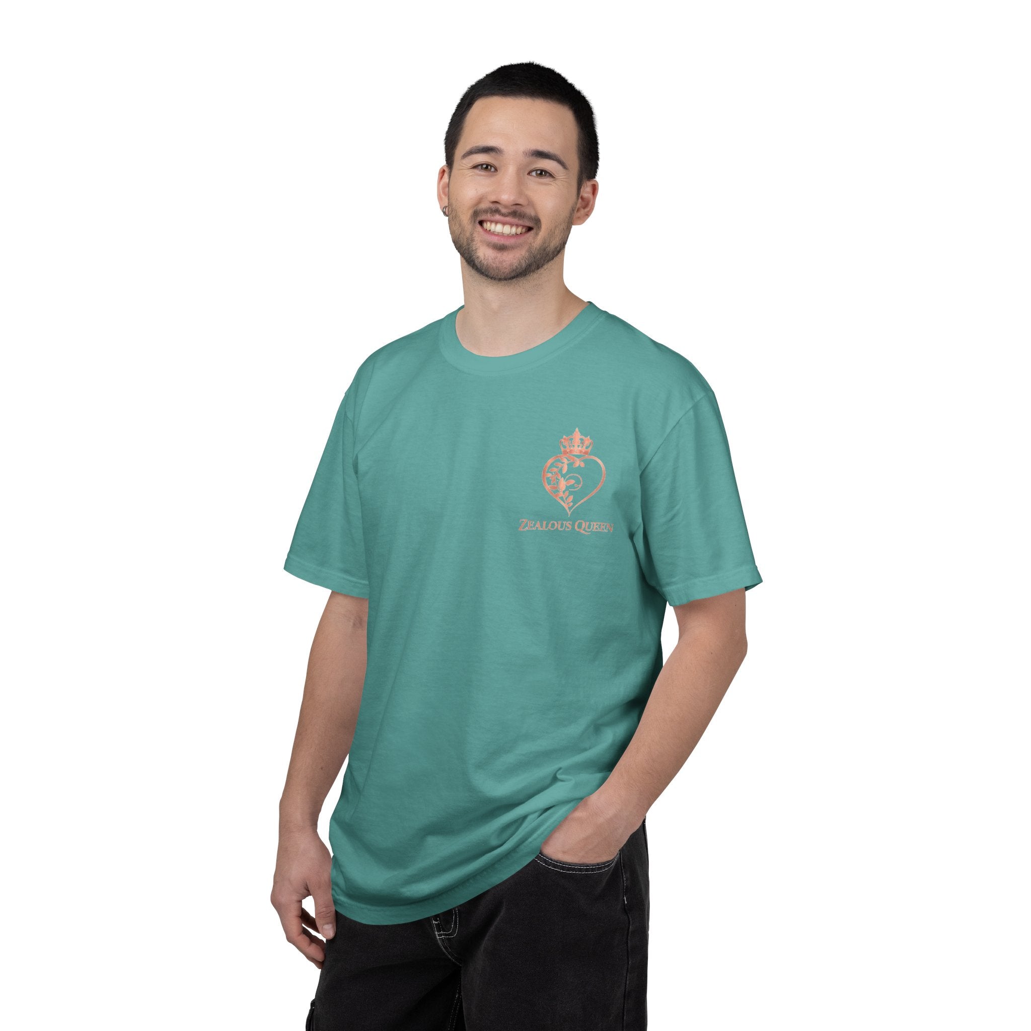 Passion Power Purpose T-Shirt — Motivational Graphic Tee with Crown Heart Logo