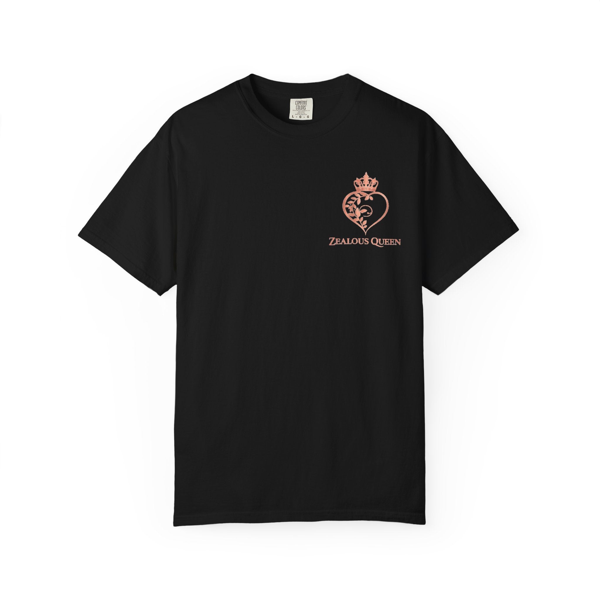 Passion Power Purpose T-Shirt — Motivational Graphic Tee with Crown Heart Logo