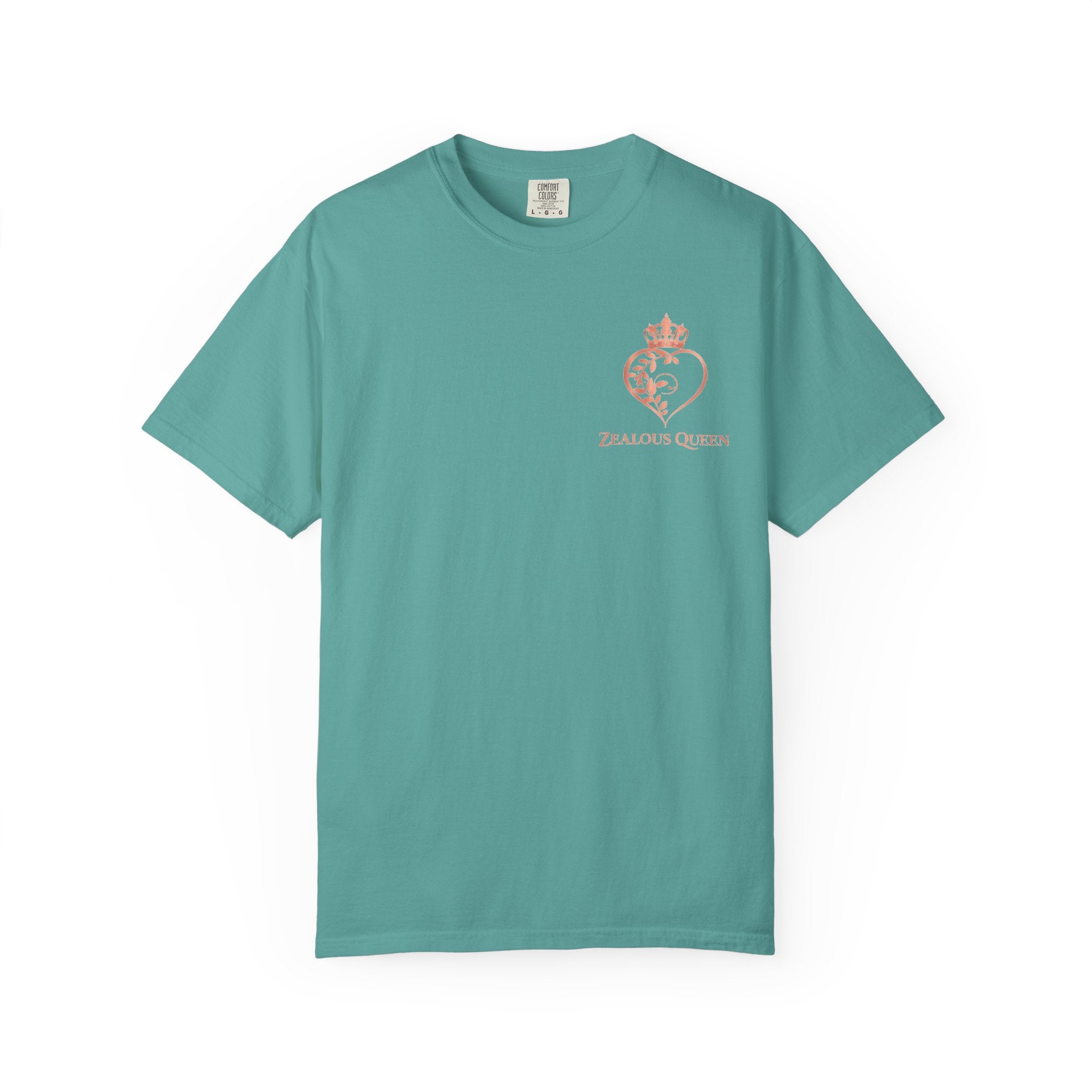 Passion Power Purpose T-Shirt — Motivational Graphic Tee with Crown Heart Logo