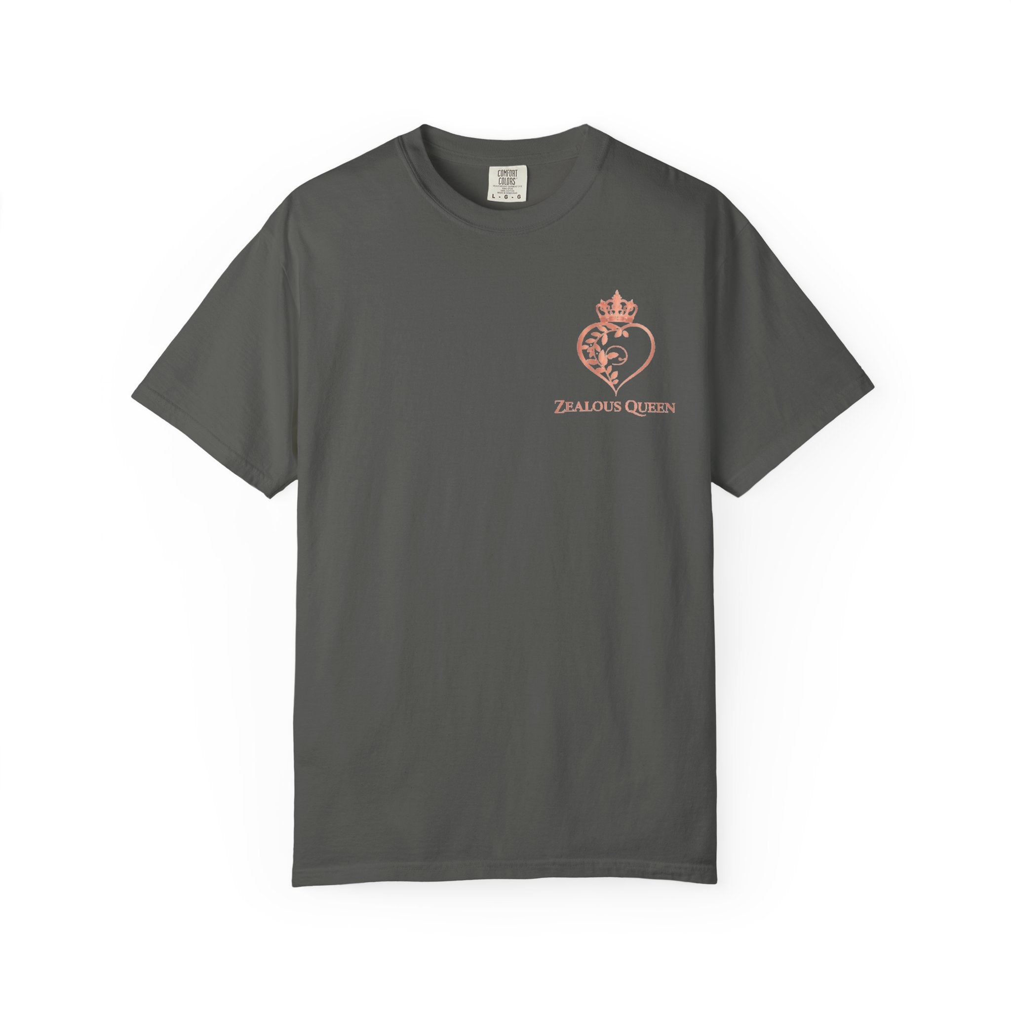 Passion Power Purpose T-Shirt — Motivational Graphic Tee with Crown Heart Logo